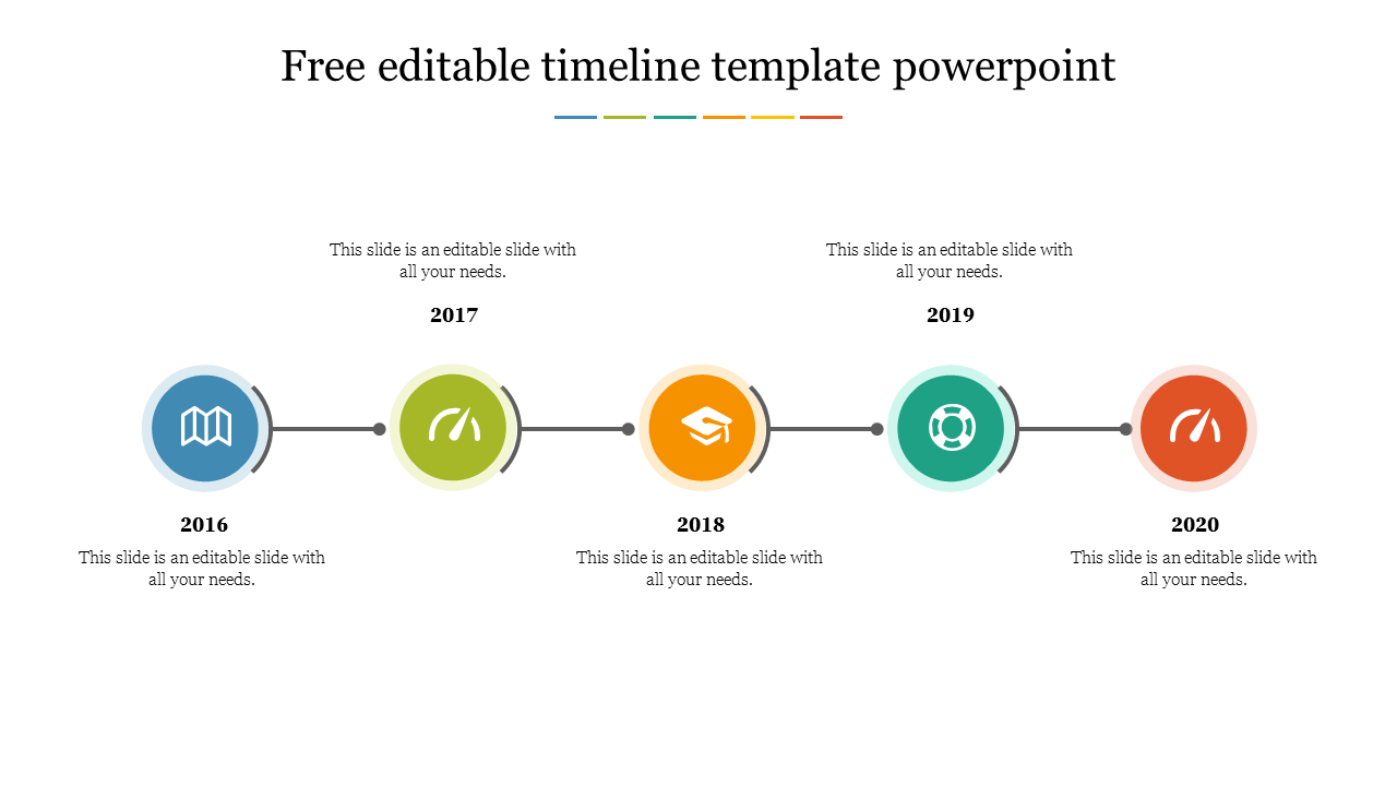 free editable timeline template powerpoint